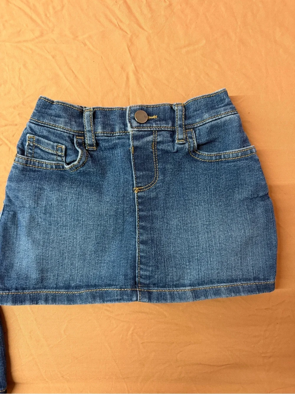 The Children's Place Blue Denim Mini Skirt Duo